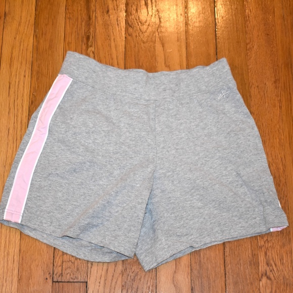 Athletech Pants - Athletech Grey and Pink Shorts-Size Small
